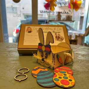 Panier de Pâques lapin à peindre kit créatif enfant Les Petits Ateliers de Léa